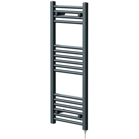 Wholesale Domestic Pizarro Anthracite 1000mm x 400mm Straight Electric Heated Towel Rail