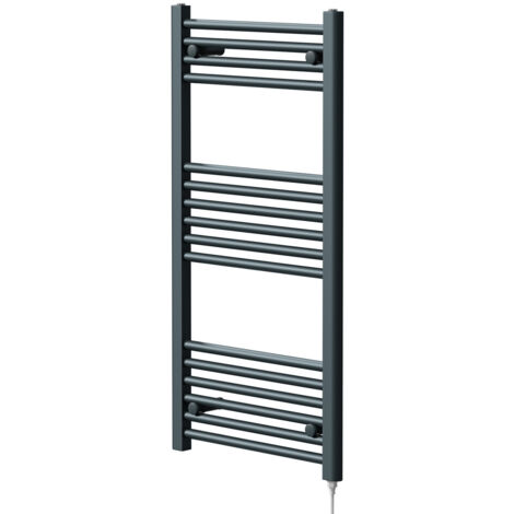 Wholesale Domestic Pizarro Anthracite 1000mm x 500mm Straight Electric Heated Towel Rail