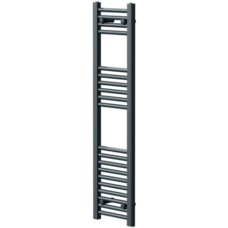 Wholesale Domestic Pizarro Anthracite 1200mm x 300mm Straight Heated Towel Rail