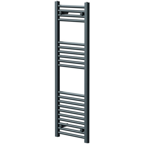 Wholesale Domestic Pizarro Anthracite 1200mm x 400mm Straight Heated Towel Rail