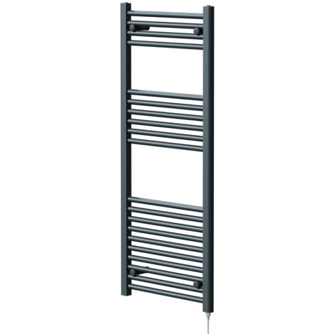 Wholesale Domestic Pizarro Anthracite 1200mm x 500mm Straight Electric Heated Towel Rail