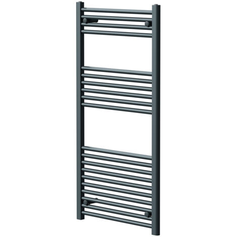 Wholesale Domestic Pizarro Anthracite 1200mm x 600mm Straight Heated Towel Rail