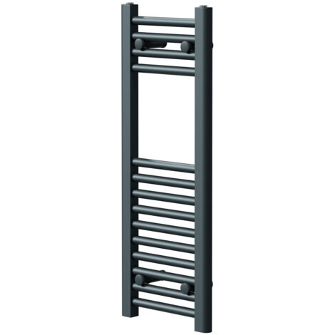 Wholesale Domestic Pizarro Anthracite 800mm x 300mm Straight Heated Towel Rail