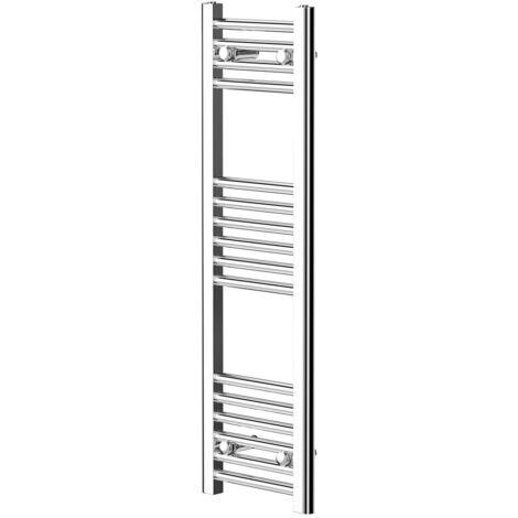 Wholesale Domestic Pizarro Chrome 1000mm x 300mm Straight Heated Towel Rail
