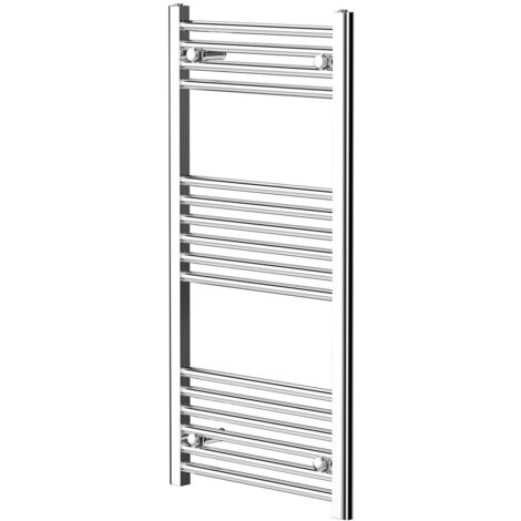 Wholesale Domestic Pizarro Chrome 1000mm x 500mm Straight Heated Towel Rail