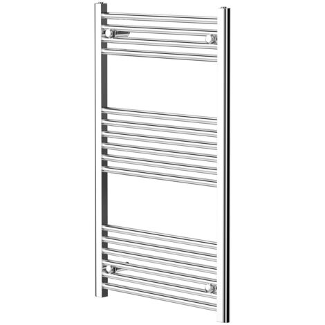 Wholesale Domestic Pizarro Chrome 1000mm x 600mm Straight Heated Towel Rail
