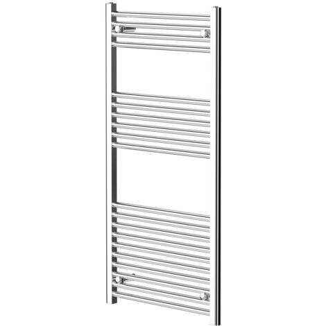 Wholesale Domestic Pizarro Chrome 1200mm x 600mm Straight Heated Towel Rail