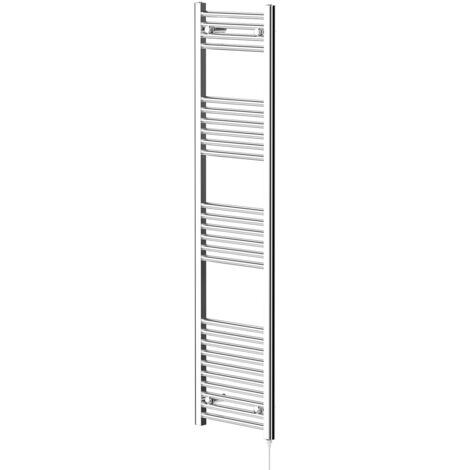 Wholesale Domestic Pizarro Chrome 1600mm x 400mm Straight Electric Heated Towel Rail