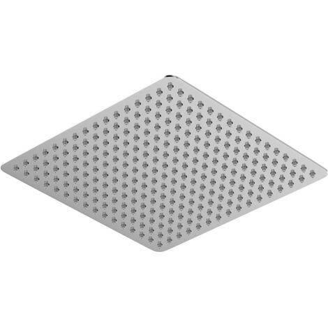 Wholesale Domestic Polished Chrome 400mm Thin Square Fixed Shower Head