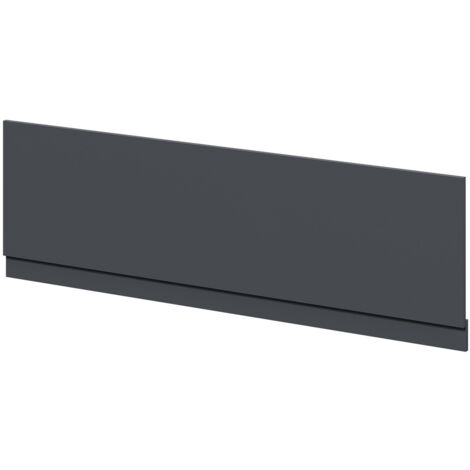 Wholesale Domestic Satin Anthracite MDF 1800mm Front Bath Panel with Plinth
