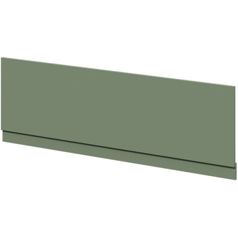 Wholesale Domestic Satin Green MDF 1700mm Front Bath Panel with Plinth