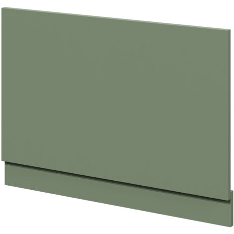 Wholesale Domestic Satin Green MDF 800mm End Bath Panel with Plinth