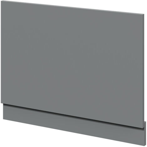 Wholesale Domestic Satin Grey MDF 750mm End Bath Panel with Plinth