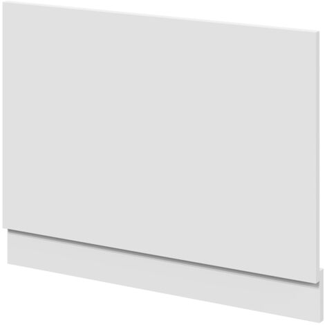 Wholesale Domestic Satin White MDF 750mm End Bath Panel with Plinth