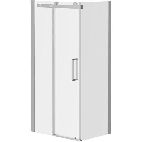 Wholesale Domestic Series 10 Chrome Roller 1000mm x 700mm Sliding Door Shower Enclosure