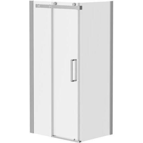 Wholesale Domestic Series 10 Chrome Roller 1000mm x 760mm Sliding Door Shower Enclosure