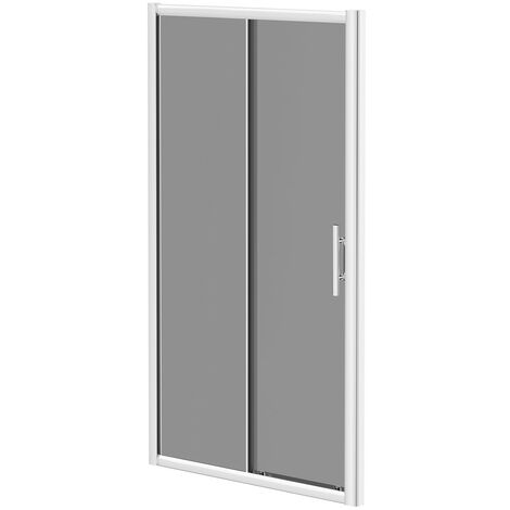 Wholesale Domestic Series 9 Chrome 1200mm Tinted Glass Sliding Shower Door