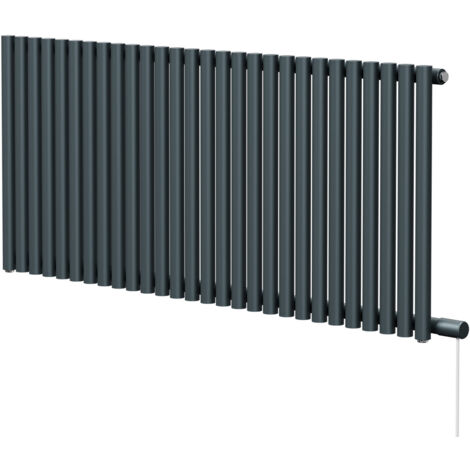 Wholesale Domestic Sinclair Anthracite 600mm x 1395mm Horizontal Single Panel Electric Radiator