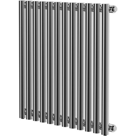 Wholesale Domestic Sinclair Chrome 600mm x 595mm Horizontal Single Panel Radiator