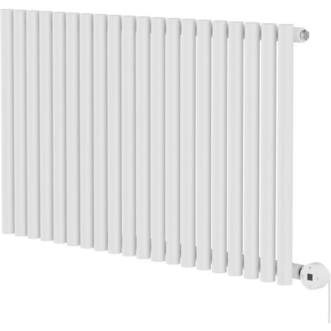 Wholesale Domestic Sinclair White 600mm x 995mm Horizontal Digital Thermostatic Single Panel Electric Radiator