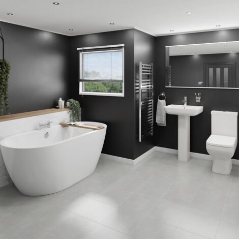 Wholesale Domestic Sirus 1655mm Free Standing Bath Bathroom Suite