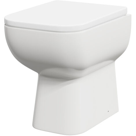 Wholesale Domestic Sirus Back To Wall Toilet Pan with Soft Close Toilet Seat
