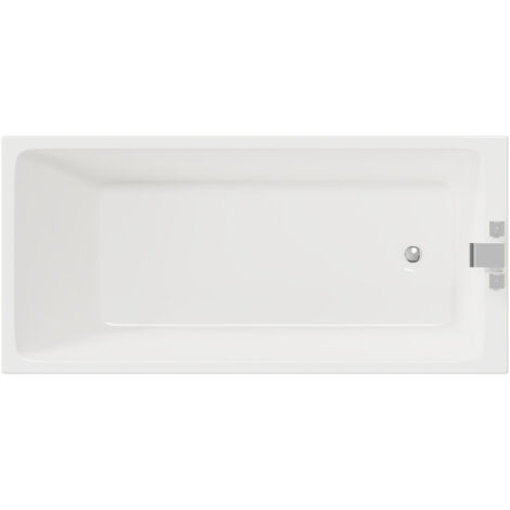 Wholesale Domestic Slim Edge 1700mm x 800mm Straight Single Ended Bath