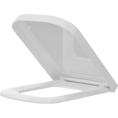 Wholesale Domestic Square 350mm Quick Release Soft Close Toilet Seat