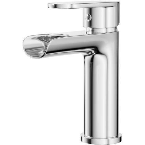 Wholesale Domestic Stream Polished Chrome Waterfall Mono Basin Mixer Tap