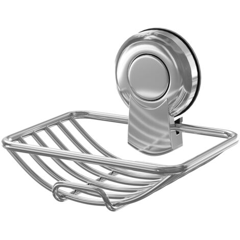 Wholesale Domestic SuctionLoc Chrome Wall Mounted Soap Basket