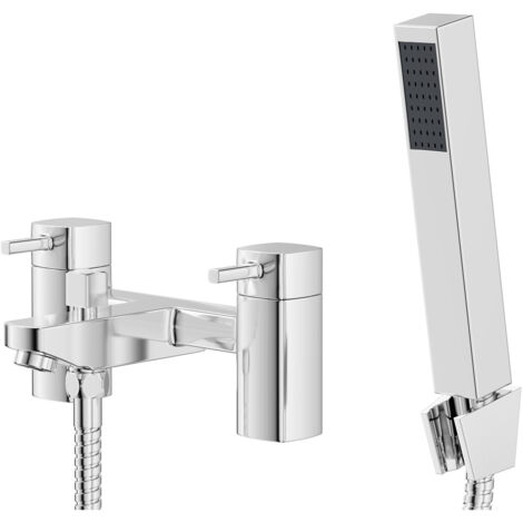 Wholesale Domestic Surge Polished Chrome Bath Shower Mixer Tap with Shower Kit