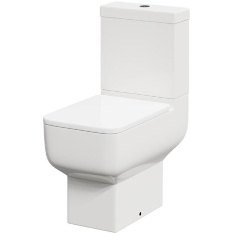 Wholesale Domestic Tacoma Open Back Close Coupled Toilet with Soft Close Toilet Seat