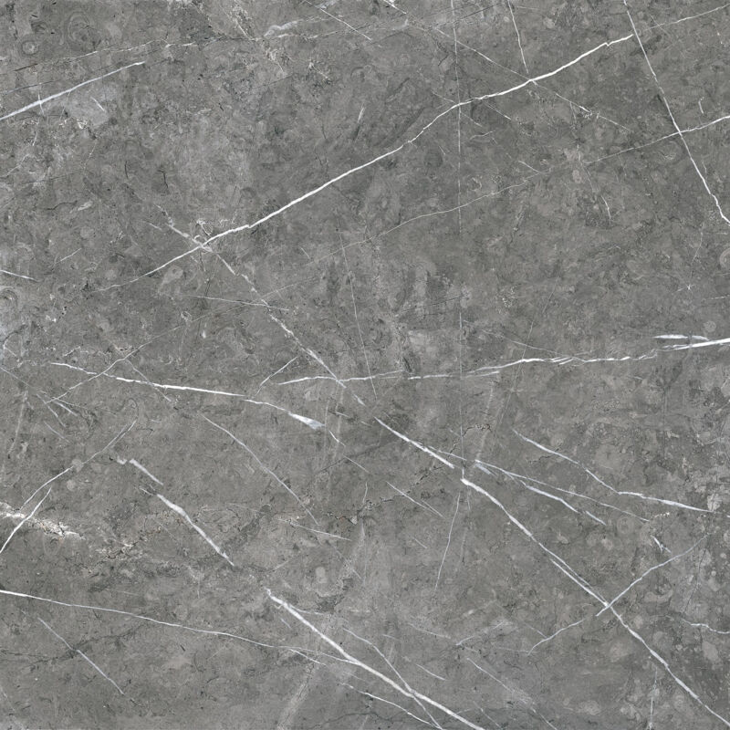 Theatre Polished Grey 60cm x 60cm Porcelain Wall and Floor Tile - Grey - Wholesale Domestic