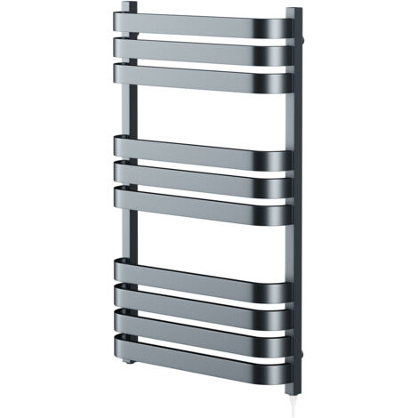 Wholesale Domestic Vasco Anthracite 800mm x 500mm Electric Heated Towel Rail