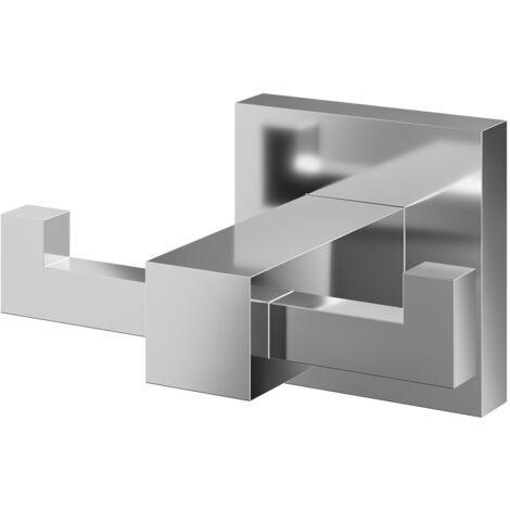 Wholesale Domestic Vector Polished Chrome Wall Mounted Double Robe Hook