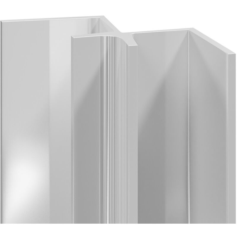 10mm Silver Aluminium Wall Panel Internal Corner Trim - Silver - Wholepanel