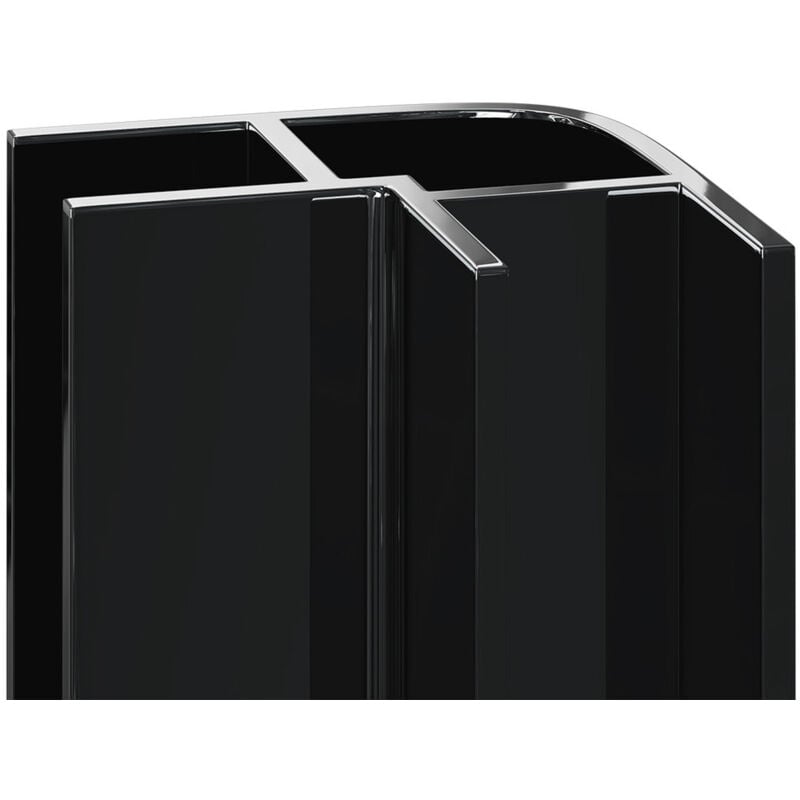 WholePanel 5mm Black Wall and Ceiling Panel External Corner Trim