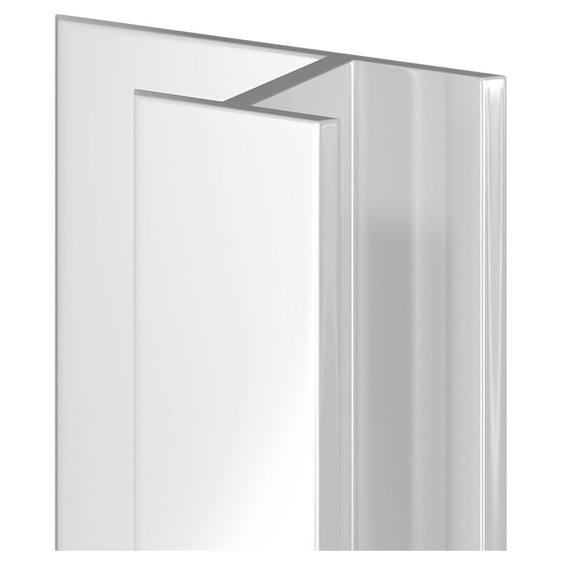 Wholepanel - 5mm Bright Polished Aluminium Wall and Ceiling Panel h Joint Trim