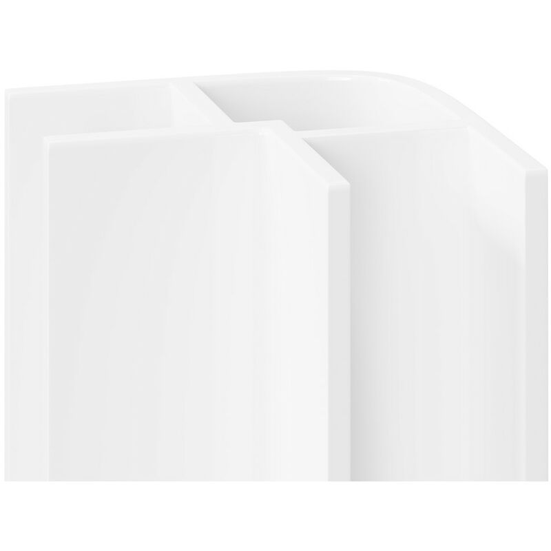 Wholepanel - 5mm White Wall and Ceiling Panel External Corner Trim