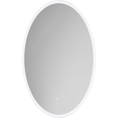 Wholesale Domestic Yeamas 600mm x 800mm Oval Illuminated Dimmable LED Mirror with Demister and Touch Sensor