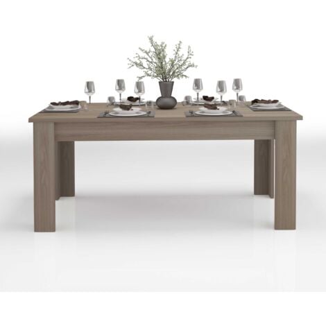 WHOUS Tavolo Allungabile JESI per Sala da Pranzo e Soggiorno, Estensibile da 160 a 210 cm, Tavolo Cucina per 6-8 Persone, Olmo