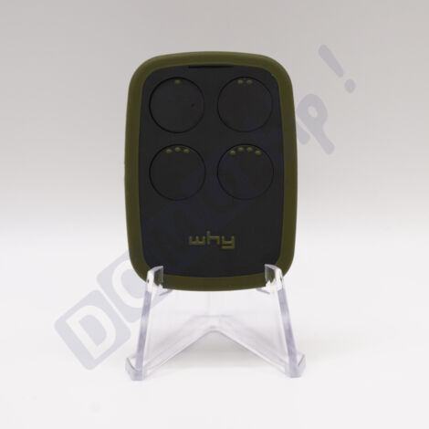 WHY EVO NOA - Télécommande universelle 4 boutons Vert Profond multi-fréquences 280-868 MHz - Code fixe & rolling code - Ref : 4791015