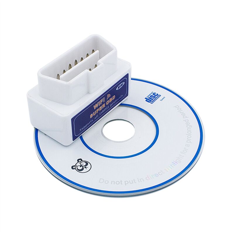 Image of Wi-fi OBD2 Scanner V1.5 wifi Automotive Diagnose für Auto obdii Tool Code Reader Weiß