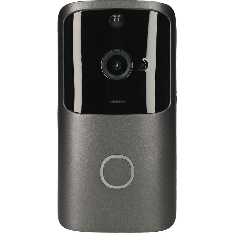 Wi-Fi Video Doorbell Wireless 720P Visual Real-time Intercom Video Bell PIR Detection Night Vision 2-Way Talk Home Security Camera with 166¡ã Viewing