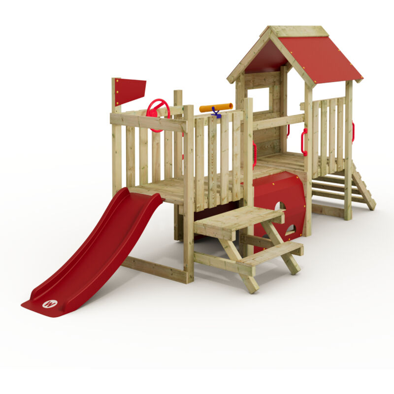 Wickey - Aire de jeux My First Playground 1 pour jeunes enfants - rouge