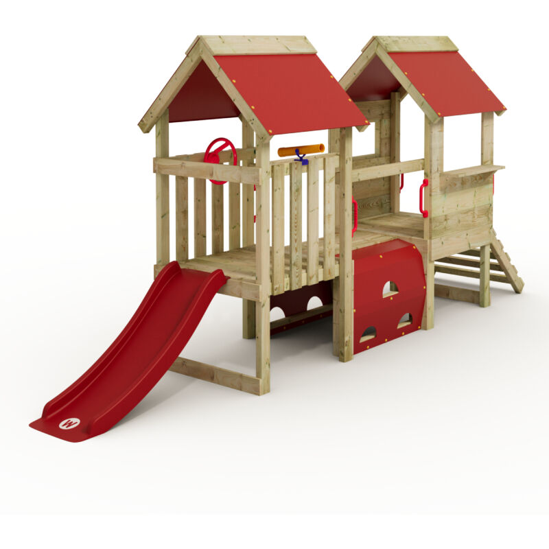 Wickey - Aire de jeux My First Playground 2 pour jeunes enfants - rouge