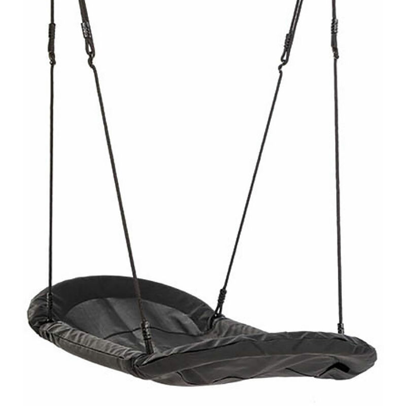 Wickey - Balançoire nid Winkoh - Ø100cm, réglable en hauteur, hydrofuge, jusqu'à 150kg, rembourrage amortissant, extrêmement résistante aux