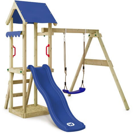 Climbing frame WICKEY TinyWave with swing, slide and sandpit