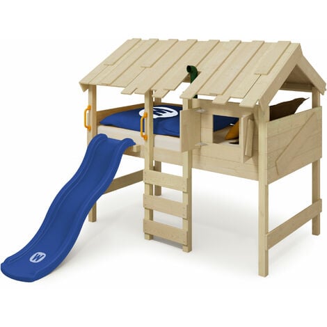 Toboggan pour enfant Smoby bleu et vert - Jardideco