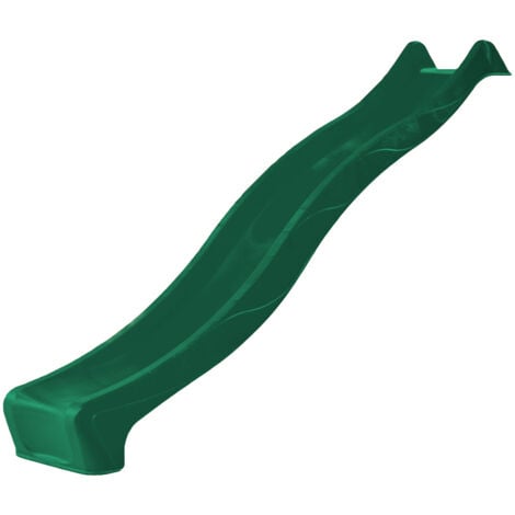 Wickey Toboggan Flash 300 cm : Un must pour le super-héros du jardin , Raccord d'eau inclus, Poids maximal de l'utilisateur 70 kg, Extrêmement résistant aux intempéries - vert